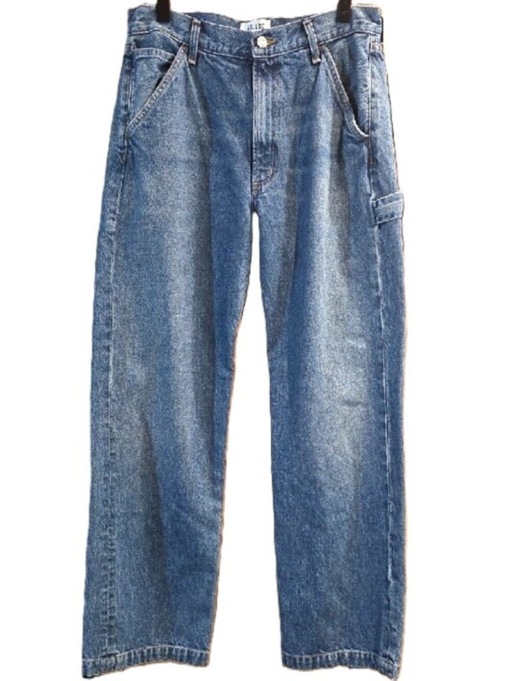 NWOT AGOLDE SLOUCH CARPENTER DENIM JEANS IN MED BLUE SIZE 27